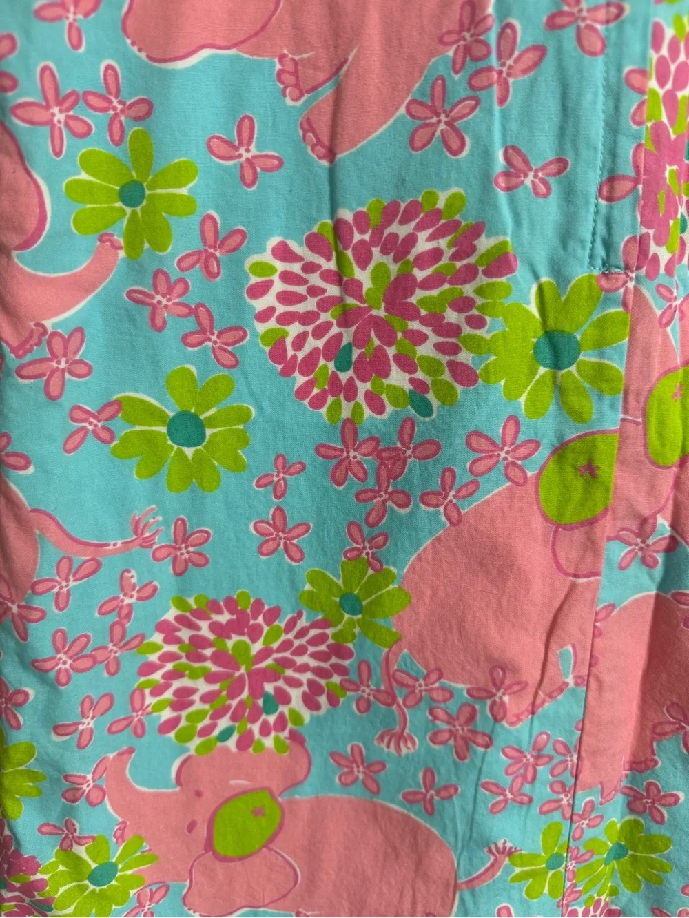 Lilly Pulitzer girls' “Forgot My Trunk” size 12 Sleeveless Shift Dress